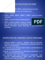Partidos Políticos en Perú Diapositivas