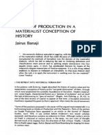 Modes of Production in a Materialist Conception of History
