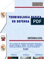 Tema 1 - TERMINOLOGIA DE DEFENSA CIVIL