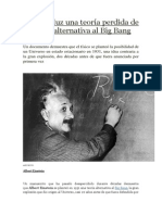 Sale a La Luz Una Teoría Perdida de Einstein Alternativa Al Big Bang