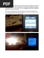 Based Home/Office Appliances Control (Home Automation System)