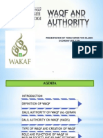 Waqf and Authority in Malaysia