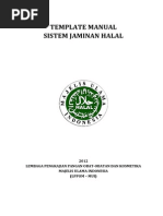 Download TEMPLATE MANUAL SISTEM JAMINAN HALAL by Joey Guit SN251424324 doc pdf