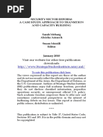 Download Security Sector Reform A Case Study Approach to Transition and Capacity Building by US Army Africa SN25142666 doc pdf