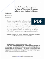 Accounting for Software Development Costs and the Cost of Capital Evidence From IPO Underpricing in the Software Industry