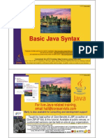 Basic Java Syntax by Marty Hall