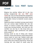 Download Tips Dan Cara PDKT Sama Cewek by Suhendra Mandala Ernas SN251430232 doc pdf