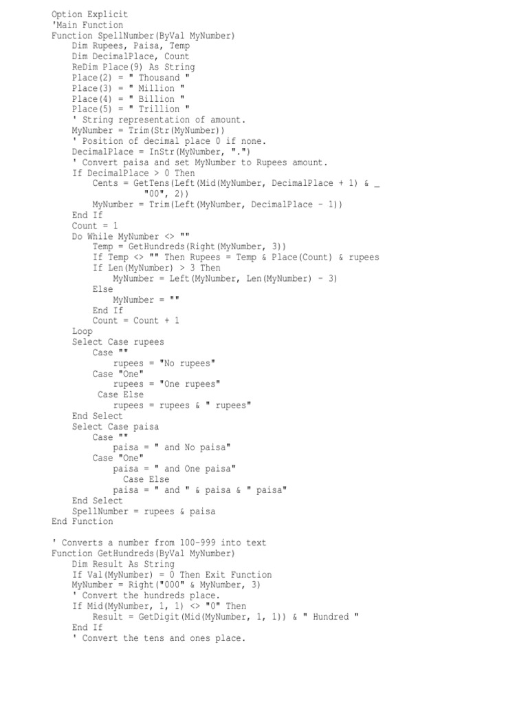 Formula | PDF | Rupee | Computer Programming