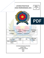 Laporan Praktikum Bahasa Pemrograman Java