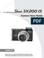 Canon SX200IS PowerShot User Manual