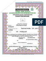 Print Ijazah TPA