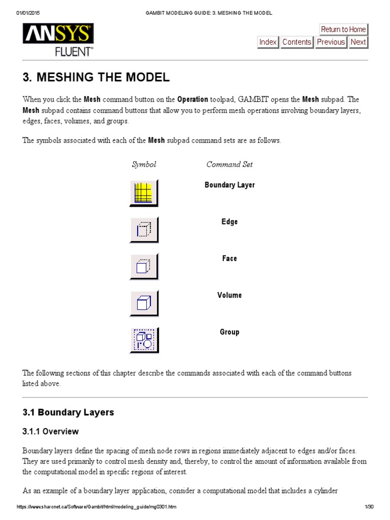 GAMBIT Meshing: Boundary Layer Guide | PDF | Ratio | Teaching Mathematics