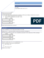 Area of A Rectangle With Unknown Sides: Exercise 1