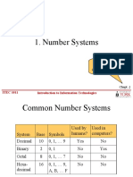 1. Number Systems