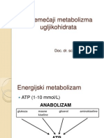 Poremecaj Metabolizma Ugljikohidrata