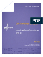 Intermediate Wholesale Electricity Markets: Unit Commitment