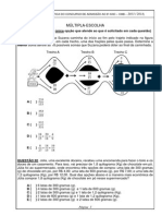 Prova de Matemática do 6o ano