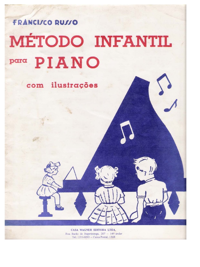 Aulas de piano para crianças: Método infantil progressivo aprender