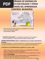 Bilingues - La Enseñanza de Idiomas en Alumnos Con Dislexia