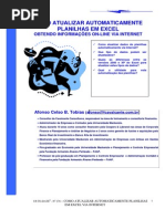 Como Atualizar Automaticamente Planilhas Em Excel