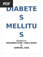 Download diabetes mellitus by carls burg a resurreccion SN25146942 doc pdf