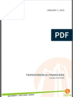 Transparencia Financiera: Cuenta FEUTFSM 2015, Junio-Noviembre