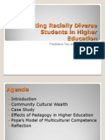 Artifact D: Best Presentation - Supporting Racially Diverse Students in Higher Education