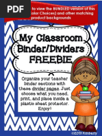 114494-F18FV1-FINAL UPDATED My Classroom Binder Freebie