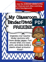 114494-F18FV1-FINAL UPDATED My Classroom Binder Freebie
