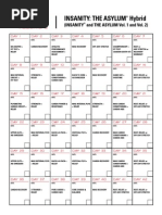 Beachbody Asylum 2 90 Days Hybrid Calendar