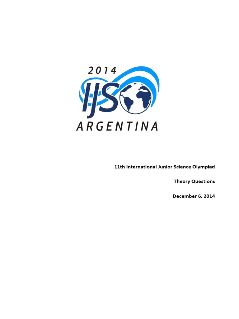 Junior Science Olympiad Exam | PDF