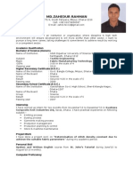 CV of ZAHED new