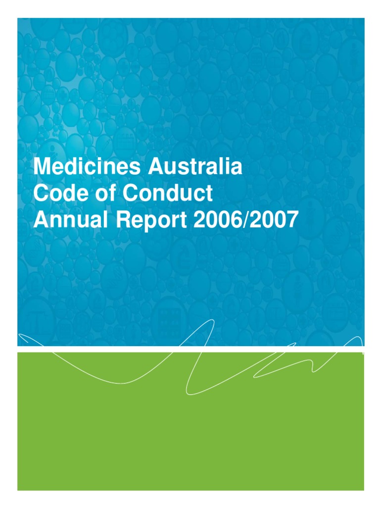 Code Conduct Annual Report 2007 | PDF | Pharmaceutical Drug ...