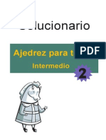 Ajedrez para Todos, Intermedio 2 SOLUCIONARIO