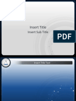 Presentation Template