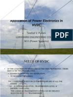 Application of Power Electronics in HVDC: Snehal V. Purani Lukhdhirji Engineering College M.E. (Power Systems)