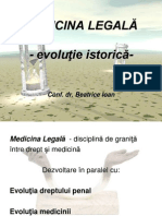 Istoricul Medicinei Legale