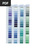 DMC Colour Chart 2