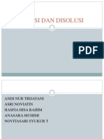 Difusi Dan Disolusi