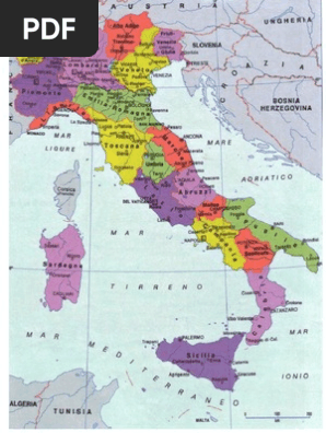 geografska karta italije Fizicka I Geografska Karta Italije geografska karta italije