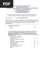 Download National Telephone Survey of Republican Voters by Jeremy Moore SN251502982 doc pdf