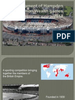 Development of Hampden Park, Common Wealth Games