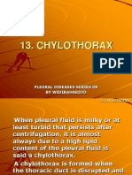 Causes and Treatment of Chylothorax