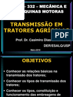 Transmissão em tratores agrícolas