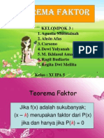 Teorema Faktor