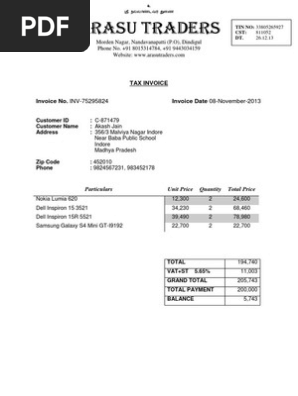 Tax Invoice
