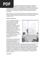 Elas Nações Unidas a Importância Da Cooperação Internacional Para a Melhoria Das Condições de Vida Para Pessoas Com Deficiência