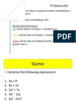 Expanding Double Brackets