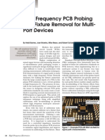 Providing robust high-frequency multi-port PCB measurements