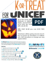 Trick or Treat for UNICEF- Key Club